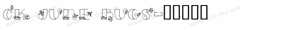 CK June Bugs字体转换